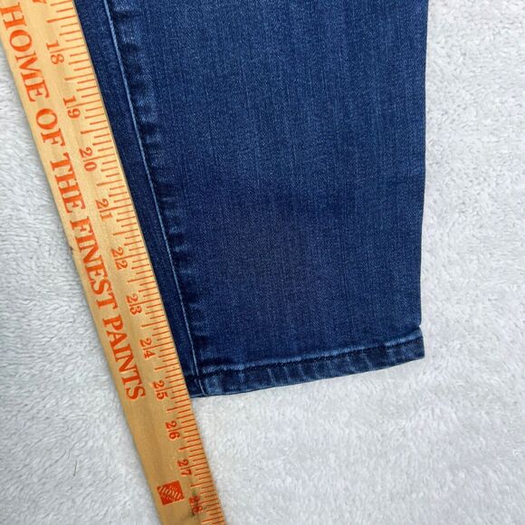 NWT Lane Bryant Tummy Control Dark Wash Jeans 14 PLUS Petite Skinny Jeans New - Picture 5 of 8